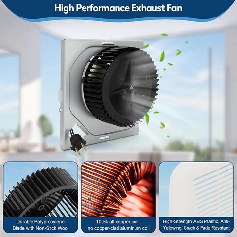 BKR60 RE70BN محرك مروحة الحمام عالية الأداء - 60 CFM ، 20 ٪ قوة أكثر ، هادئ بشكل استثنائي ، تخفيض الضوضاء بنسبة 35 ٪. يناسب 690 ، 690nt ، 696n ، QK60s ، 695-R01/R02/R03 ، 670-G/H/J ، 671-G/H/J ، 689-G/H/J/K. in Kuwait