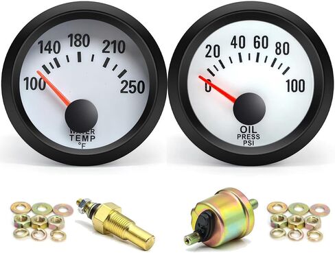 2 "مقياس مستوى الوقود 52 مم ، 12 فولت خزان الوقود عداد أبيض LED مع مؤشر E-1/2-F للسيارة/القارب/الشاحنة/دراجة نارية (أسود) in Kuwait