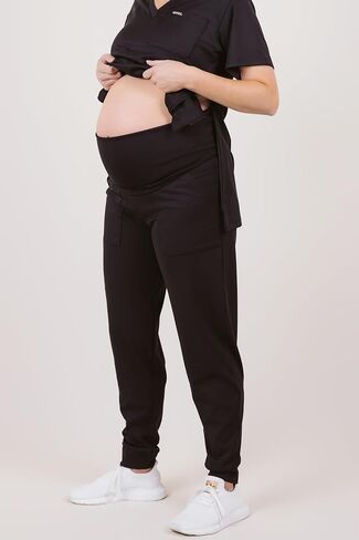 OG Maternity Scrub Pants – Versatile Pregnancy Scrubs with Belly Band in Saudi Arabia