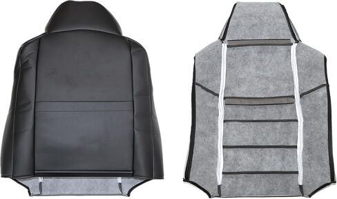 سائق NLQR وجانب الراكب أسفل وأعلى خلفية مقعد البديل يغطي الجلد الدقيق تان متوافق مع فورد F250 F350 F450 F550 Lariat 2002 2003 2004 2005 2007 in Saudi Arabia