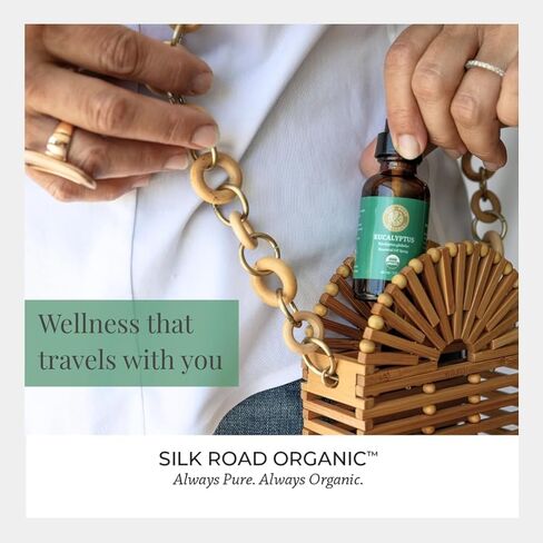 حرير الطريق العضوي الهيليتشريسوم مائلات الزيت العطري ، 100 ٪ نقية النقية العطرية المعتمدة لحيوية الجلد ومكافحة الشيخوخة - 1 أونصة رذاذ - دائما نقية ، عضوية دائما in Kuwait