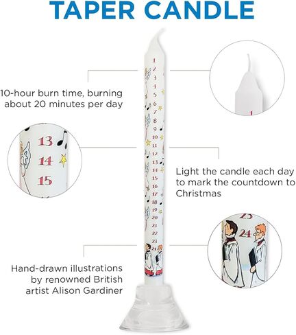 Alison Gardiner Advent Candle The Nativity 29.5 cm Dinner Candle in Saudi Arabia