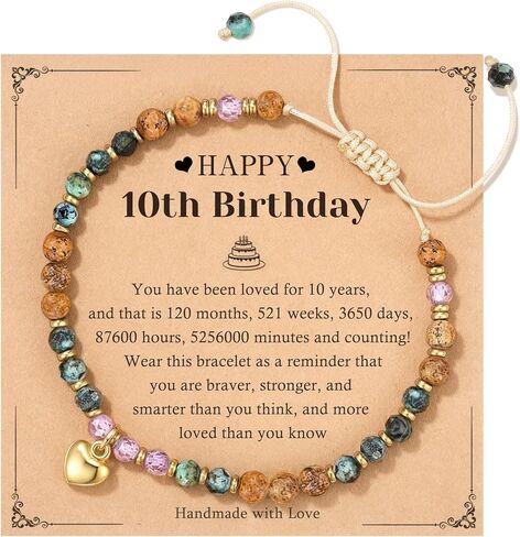 Birthday Gifts for Her Women Unique Natural Stone Bracelet, Women Teen Girls Trendy Stuff Gifts for Daughter Granddaughter Niece, Suitable As A Gift on Christmas Valentines Day Graduation in Saudi Arabia