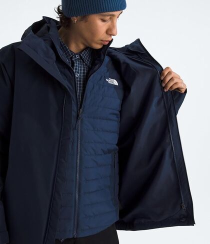 The North Face Mens Carto Mono Triclimate Hooded Jacket (Standard & Big Size) | Insulated Winter Coat, Wind & Water Resistant in Saudi Arabia