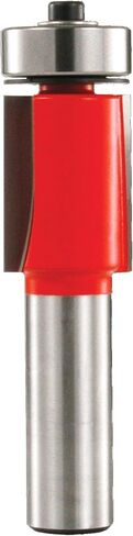 Freud 3/8" Bearing Flush Trim Router Bit with Tico Hi-Density Carbide for Maximum Performance - Ideal for Trimming Laminates & Pattern Routing, 3/8" Diameter, 1/4" Shank, 2 Cutters - 42-100 in Saudi Arabia