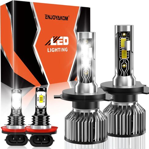 Compatible for Nissan Altima 2007-2018 Light Bulbs, High Beam Low Beam Fog Lights 6500K White Light Combo Kit, Plug-N-Play, 44000LM Powersports Bulbs,6-Pack in Saudi Arabia