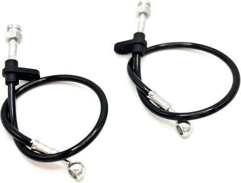G2L Stainless Silver Brake Line for Integra 94-97 Civic 92-95 Front Rear; 2 Lines Each, 25.5"/19" Lengths; Teflon Hoses with Stainless Steel Braid; Direct Bolt-On Design; 1 Pair in Saudi Arabia