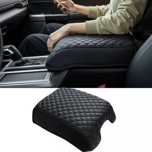 تغطية وحدة التحكم المركزية للفترة 2016-2023 Tesla Model 3 2020-2024 Model Y ، PU Leather Box Cushion Cushion Protectories in Kuwait
