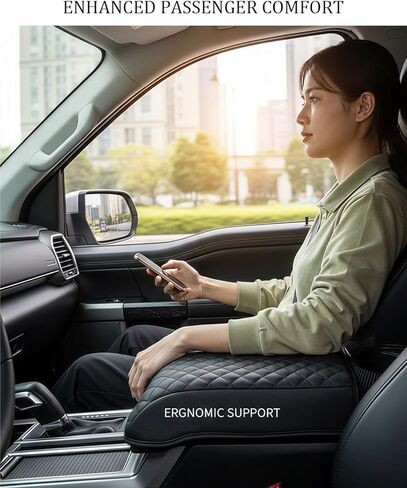 تغطية وحدة التحكم المركزية للفترة 2016-2023 Tesla Model 3 2020-2024 Model Y ، PU Leather Box Cushion Cushion Protectories in Kuwait