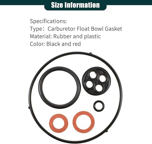 6 PCS CARBURETOR GASKET متوافق مع CART EZGO GAS GOLF STAR in Kuwait