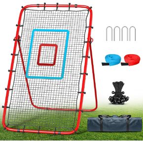 صافي كرة الطائرة صافي 7 × 4 أقدام مع 2 خطوط مستهدفة ، شبكة صافية قابلة للتعديل 5 زاوية لممارسة الحفر ، الإعداد ، الصعود ، ترتد مع معدات التدريب مع حقيبة سفر محمولة و 4 أكياس رملية in Kuwait