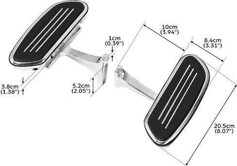 TCMT Compatible with Passenger Floorboards Streamline Footboards Mount Bracket Kits Fit for Touring CVO Road Glide Road King Street Glide Electra Glide Ultra Classic Ultra Limited 1993-2025 in Saudi Arabia