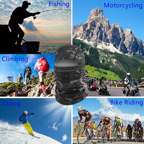 Lightweight Balaclava Face Cover, Shiesty Mask UV Protector for Motorcycle Football Windproof Ski Mask for Men/Women in Saudi Arabia