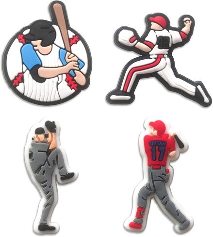 Softball Croc Charms for Girls,25PCS Cute Sports and Number Accessories for Clog Party Favors Gift in Saudi Arabia