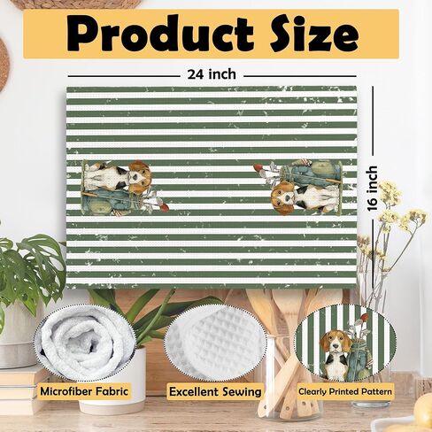 Bear Fishing Kids Hand Towels Set of 2, Gifts for Fishing Lovers Hand Towel for Kids Bathroom, Bear Nursery Decor Kitchen Tea Towels Dish Towel, 16x24 Inch in Saudi Arabia