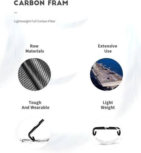 Carbon Bike Handlebar, Road Bicycle Handle, Aero Handlebar Drop Bar, Reach 79.4mm Drop 123.5mm, lightweight Aerodynamic road handlebar Integrator Ergonomic in Kuwait