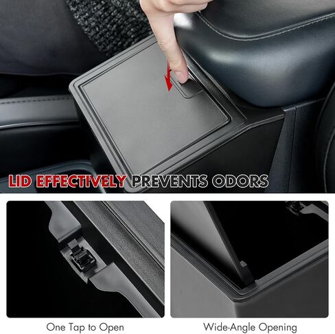 مربع تخزين Mabett Console لإكسسوارات Ford Maverick 2025 2024 2023 2022 2021 ， سعة كبيرة من المنظمات متعددة المسند المقعد الأمامي المهملات in Kuwait