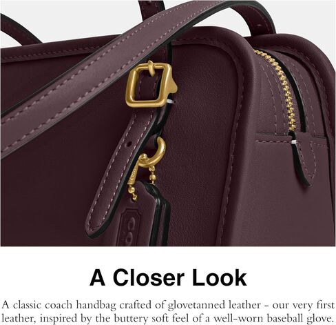 Coach Swing Zip 20, B4/Black Currant in Saudi Arabia