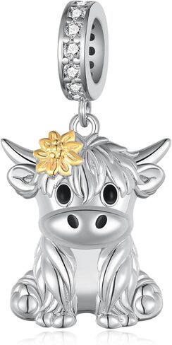 Charm Dog Charm 925 Sterling Silver Dog Charm للأساور هدايا مجوهرات Poodle للنساء in Kuwait