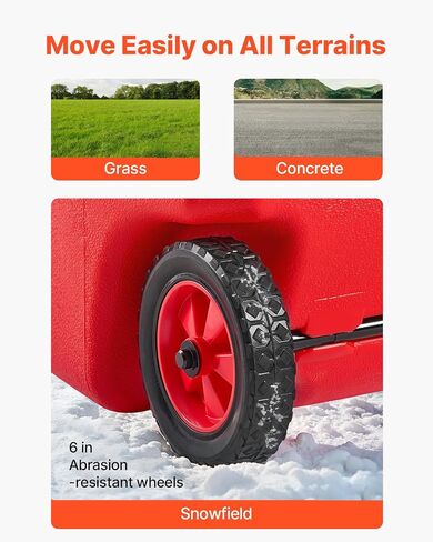 Caddy Vevor Fuel Caddy ، 16 جالون ، خزان وقود محمول مع مضخة نقل الوقود الكهربائية 12 فولت DC 2.5 GPM ، 4 أقدام من فوهة مستشعر التسليم وأتوقف السيارات ، محولات الخزانات ، مناسبة للديزل والبنزين ، الأحمر ، الأحمر in Saudi Arabia