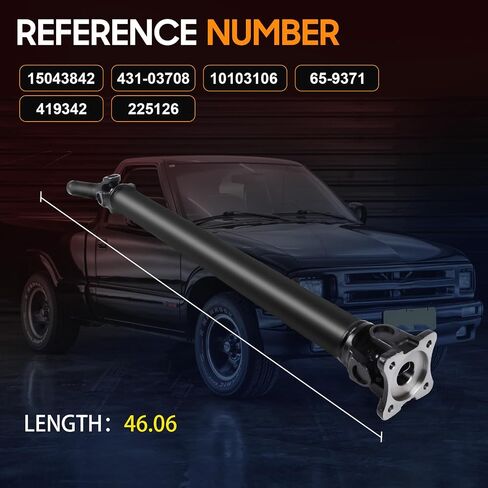 Rear Drive Shaft Assembly Fit for Jeep Grand Cherokee 2011-2019 V6 3.6L AWD [195 mm Rear Axle, 2 Speed On Demand Transfer Case] Replace 52123631AA 976-970 in Saudi Arabia