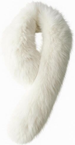 Scarf for Women, Faux Fur Soft Warmer Collar Men Women's Neck Scarves Wraps for Fall Winter Coat Decor in Saudi Arabia