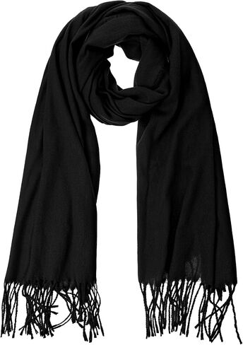 Cashmere Wrap Winter Scarf for Women, Soft Pashmina Shawl Rich Solid Blanket Scarf for Women Wedding Bridesmaid Gift in Saudi Arabia