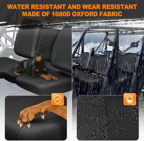 BORDAN Heavy Duty UTV Seat Cover for 2017-2021 Polaris Ranger XP 1000, Waterproof 1680D Camo Seat Covers for UTV Polaris Ranger 1000 2020-2025 Full Protection Outdoor (3 PCS) in Kuwait