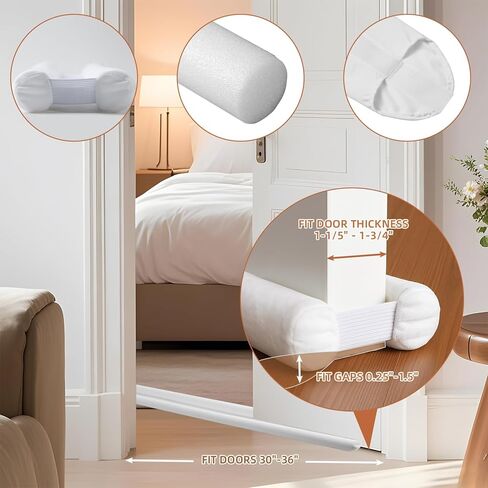 تحت حشو فجوة الباب ، سدادة مسودة الباب لأسفل الأبواب ، ختم أسفل الباب ، ختم القاع القابل للتعديل ، مسودة كتلة غبار ، الضوء ، الهواء الساخن والمسودات ، من 30 "إلى 36" رمادي in Kuwait