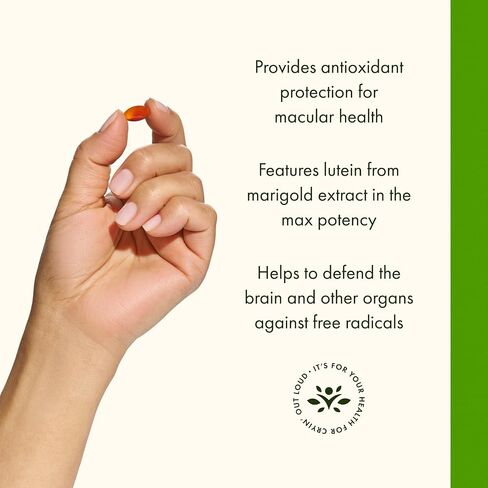 Swanson Lutein & Zeaxanthin Synergistic Eye Health Vision Retina Macula Supplement (Lutein 20 mg & OmniXan Zeaxanthin 2 mg) 60 Softgels Sgels in Saudi Arabia