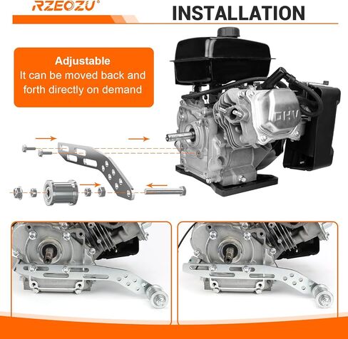 Universal Mini Bike Chain Tensioner Adjuster Bracket Compatible with Predator 212cc 79cc 224cc 196cc GX160 Engine Coleman CT200U CT200U-EX BT200X CT100U Baja DB30 Mega Moto 80cc Minibike Parts in Saudi Arabia