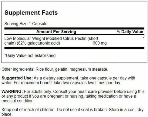 تعديل Pectipure Swanson Pectinports Pectin-صحة الجهاز الهضمي ومكملات صحية صحية خلوية على الأقل 82 ٪ من العافية غالاكتوريونيك غير الطبيعية (60 كبسولة ، 600 ملغ لكل منهما) in Saudi Arabia