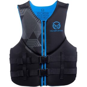 HO Pursuit CGA Mens Wakeboard Vest أسود/أزرق Sz XL in Kuwait