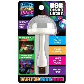 Car Vibez USB Disco Ball Light - White in Kuwait