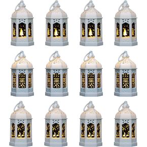 LLQ 5 "الفوانيس المصغرة مع نمط الهالوين الزجاجي والفواه الصمام شموع لزخارف الهالوين ، الفوانيس الصغيرة الزخرفية لديكور الحفلات المركزية ، 8Pack ، شمعة شموع الحلي in Kuwait