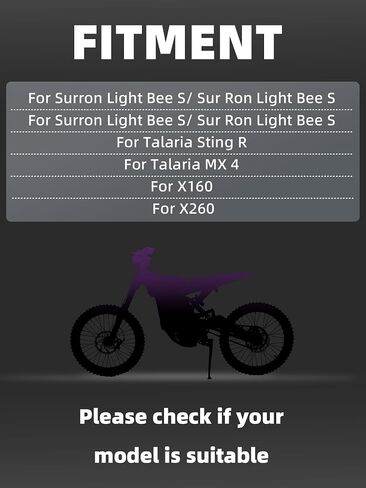 Riser Handlebar 7/8 "بالنسبة إلى Surron ، 7075 تشكيل متكامل الألومنيوم 31.8 ملم و 22 مم للدراجة الترابية Sur Ron/Surron Light Bee S/Light Bee X/X160/X260/Talaria Sting R/MX4 -Titanium in Kuwait