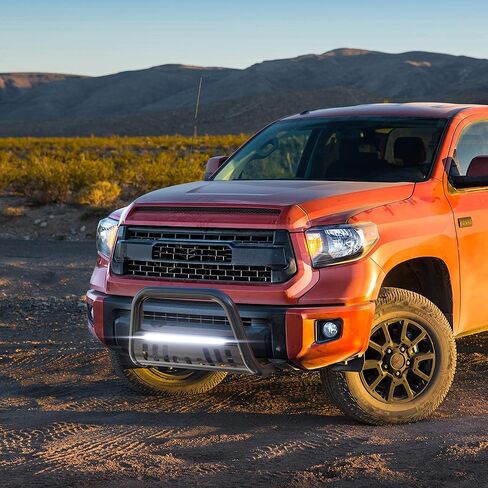 yitamotor Bull Bar متوافق مع 2004-2023 Ford F150 & 2003-2014 Navigator ، Chrome Push Pront Pumper Grill ، Grille Grille with Skid Plate in Kuwait