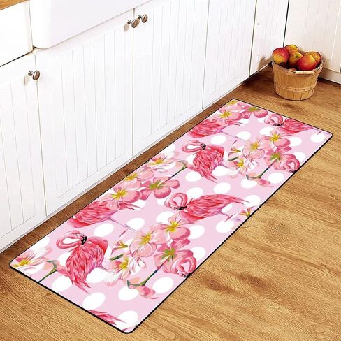 MoBlinko Monstera Rug Tropical Party Decorations Kitchen Rugs Leaf Bath Mat Washable Standing Floor Mat Runner Carpet for Home Laundry Hawaiian Party Decorations 39 x 20 Inch in Saudi Arabia