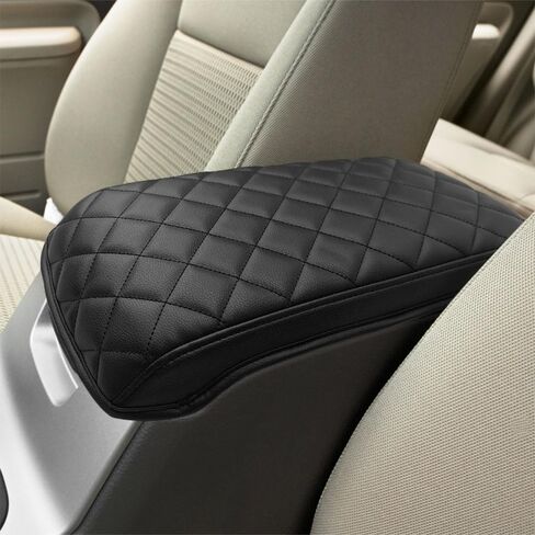 Center Console Armrest Cover for 2001 2002 2003 Mercedes Benz C-Class C200 & C220 CDI & C320 & C240 & C32 AMG Sedan, Vegan Leather Arm Rest Lid Cushion Cover (For Front-opening Console Only) in Saudi Arabia
