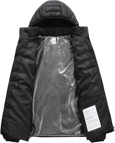سترة ساخنة للرجال والنساء مناطق متعددة معطف مقنع دافئ معطف الشتاء المنتفخ للجنسين USB شحن معاطف حرارية in Kuwait