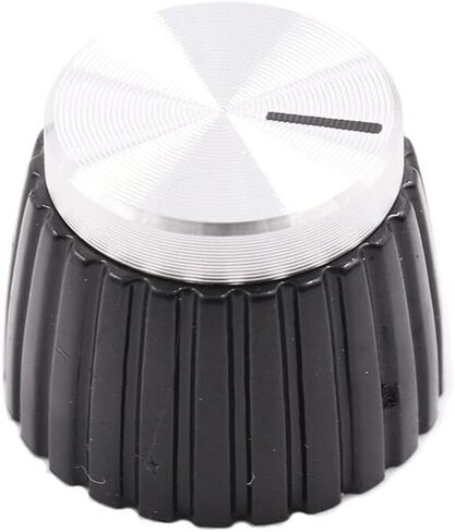 Wholesale 10PCS Aluminum Plastic Pointer Knob Cap For Marshall Guitar AMP Effect Pedal Overdrive 1/4" Brass Insert Accessory in Kuwait