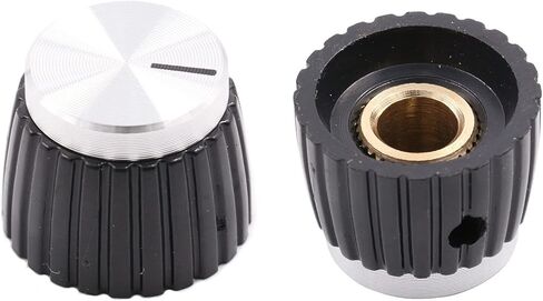 Wholesale 10PCS Aluminum Plastic Pointer Knob Cap For Marshall Guitar AMP Effect Pedal Overdrive 1/4" Brass Insert Accessory in Kuwait