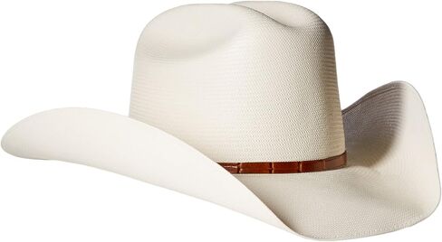 Stetson Men's Stallion by Maximo 100x Straw Western Hat Natural 7 3/8 in Saudi Arabia