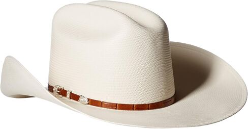 Stetson Men's Stallion by Maximo 100x Straw Western Hat Natural 7 3/8 in Saudi Arabia