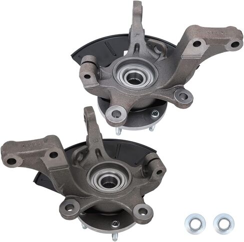 SCITOO Front Steering Knuckle and Hub Assembly for 2005-2012 for Ford Escape, 2005-2006 2008-2011 for Mazda Tribute, 2005-2011 for Mercury Mariner LK016 698-404 for Right Passenger Side in Saudi Arabia