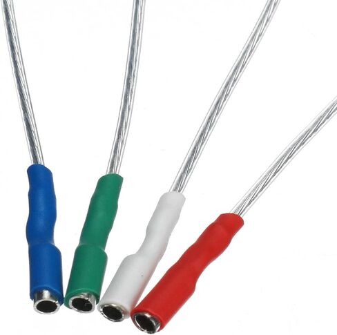 4 * العالمي الفضة يؤدي أسلاك رأس سلك كابل ، خرطوشة ستيريو أسلاك غطاء الرأس 1.2-1.3 مللي متر دبوس in Kuwait