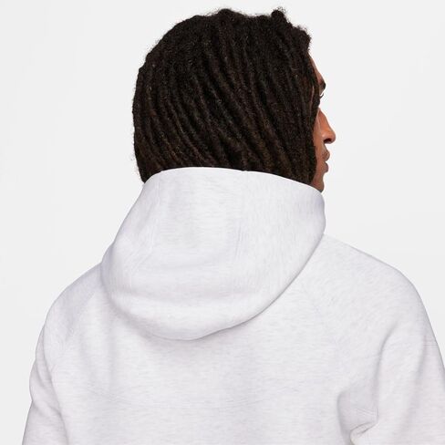 هودي Nike Sportswear Tech Fleece Windrunner للرجال بسحاب كامل (بتولا هيذر/أسود، FB7921-051) مقاس XX-Large in Saudi Arabia