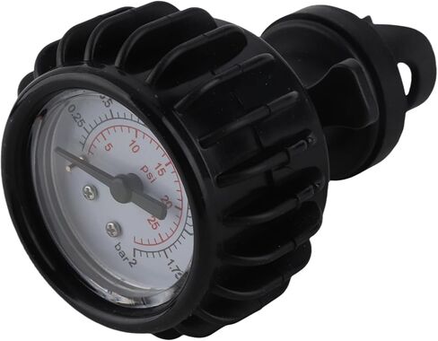 Inflatable Boat Barometer Rubber Dinghy Pressure Gauge Unidirectional Air Pressure Measuring Tool for Inflatable Boats Rubber Dinghies PVC Material 82g PSI BAR Units in Saudi Arabia