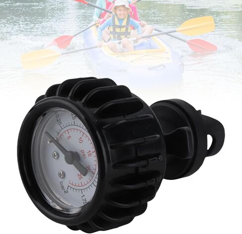 Inflatable Boat Barometer Rubber Dinghy Pressure Gauge Unidirectional Air Pressure Measuring Tool for Inflatable Boats Rubber Dinghies PVC Material 82g PSI BAR Units in Saudi Arabia