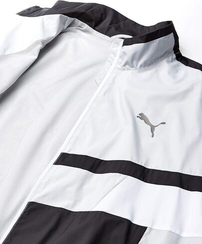 Puma Men's Retro Woven Jacket, Glacier Gray Black, M in Saudi Arabia